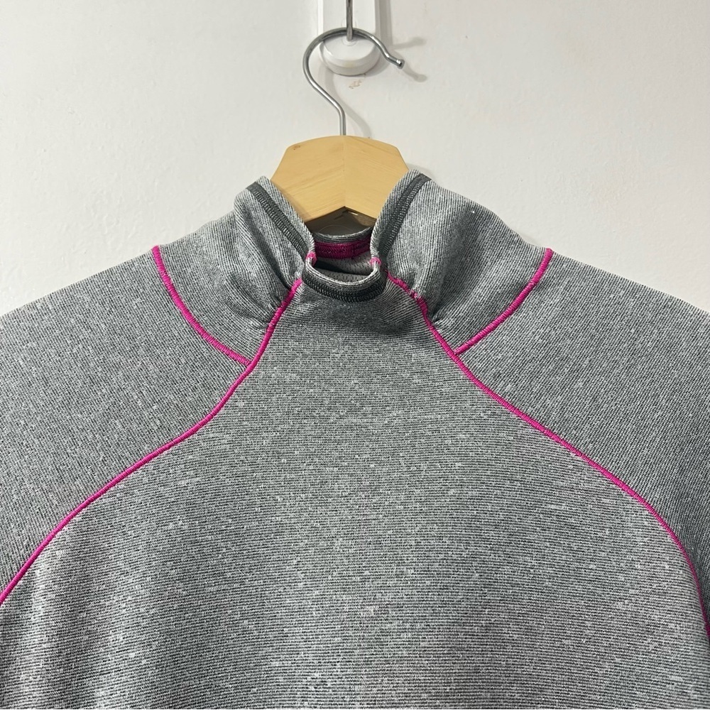 Patagonia Women's Gray Thermal Midweight Long Sleeve Top XS Layer Casual Winter - Picture 2 of 10